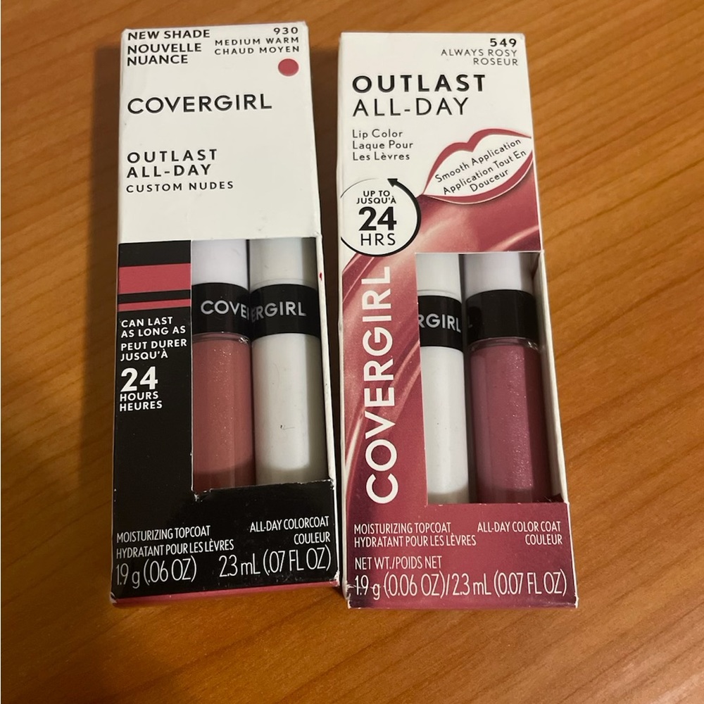 Cover girl Out last all day lipstick